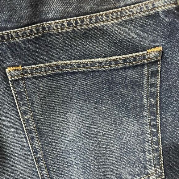 Everlane The 90s Cheeky High Rise Distressed Blue Jeans Size 28 Regular - Picture 6 of 6